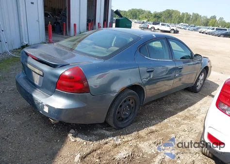 2006 Pontiac Grand Prix z USA, uszkodzony, nr VIN 2G2WP552561240210